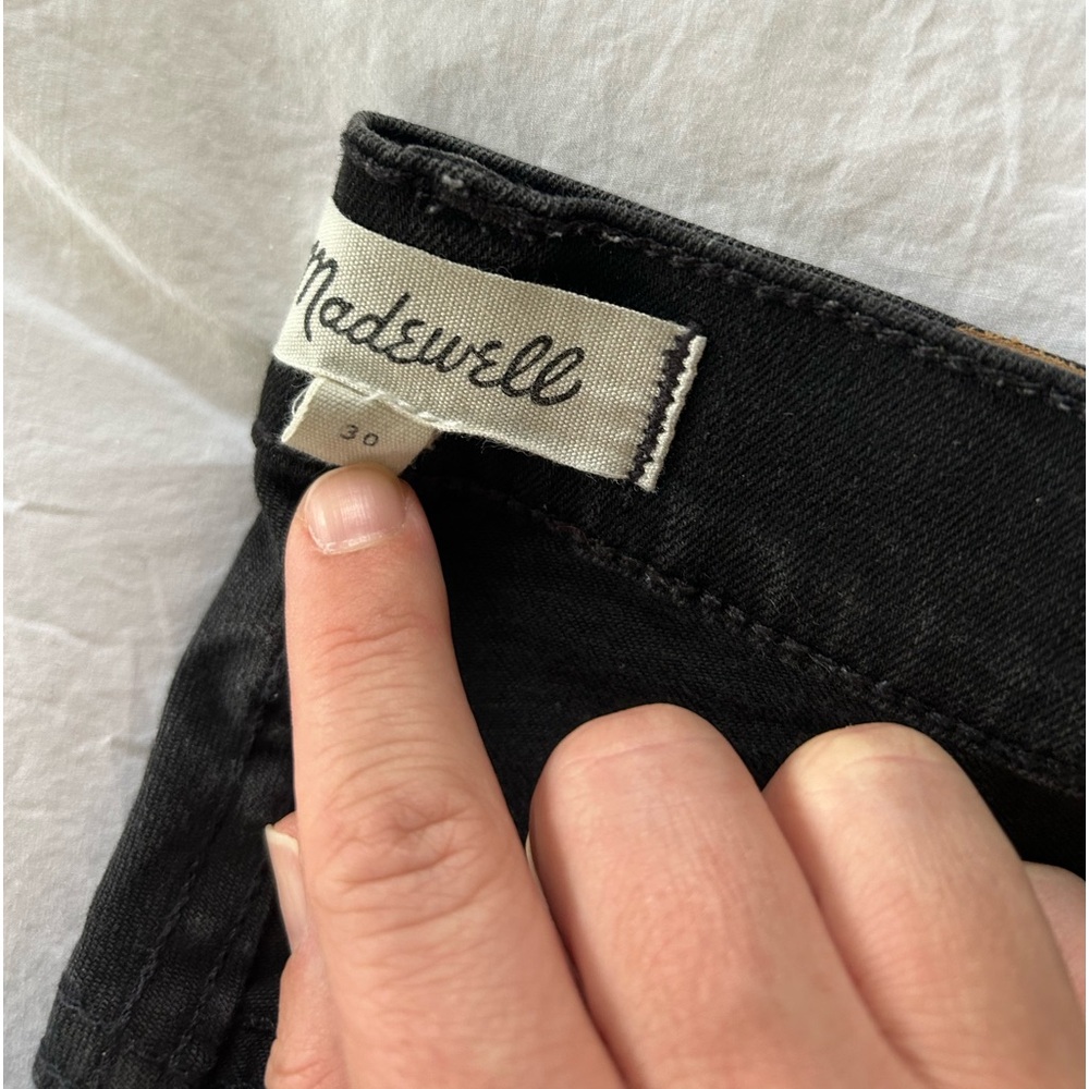 Madewell side panel maternity jeans size 30